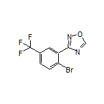 3-[2-Bromo-5-(trifluoromethyl)phenyl]-1,2,4-oxadiazole