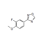 3-(3-Fluoro-4-methoxyphenyl)-1,2,4-oxadiazole