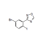 3-(5-Bromo-2-iodophenyl)-1,2,4-oxadiazole