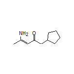 (Z)-4-Amino-1-cyclopentylpent-3-en-2-one