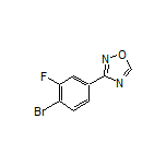 3-(4-Bromo-3-fluorophenyl)-1,2,4-oxadiazole