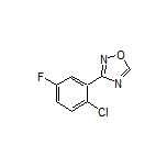 3-(2-Chloro-5-fluorophenyl)-1,2,4-oxadiazole