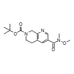 7-Boc-N-methoxy-N-methyl-5,6,7,8-tetrahydro-1,7-naphthyridine-3-carboxamide