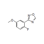 3-(2-Fluoro-5-methoxyphenyl)-1,2,4-oxadiazole