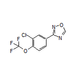 3-[3-Chloro-4-(trifluoromethoxy)phenyl]-1,2,4-oxadiazole