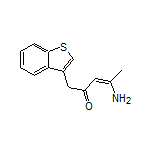 (Z)-4-Amino-1-(benzo[b]thiophen-3-yl)pent-3-en-2-one