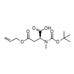 (S)-4-(Allyloxy)-2-[Boc-(methyl)amino]-4-oxobutanoic Acid