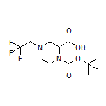 (R)-1-Boc-4-(2,2,2-trifluoroethyl)piperazine-2-carboxylic Acid