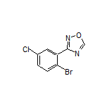 3-(2-Bromo-5-chlorophenyl)-1,2,4-oxadiazole