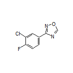 3-(3-Chloro-4-fluorophenyl)-1,2,4-oxadiazole