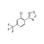 3-[2-Chloro-4-(trifluoromethyl)phenyl]-1,2,4-oxadiazole