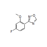 3-(4-Fluoro-2-methoxyphenyl)-1,2,4-oxadiazole