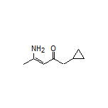 (Z)-4-Amino-1-cyclopropylpent-3-en-2-one