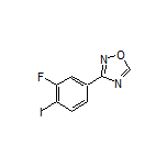 3-(3-Fluoro-4-iodophenyl)-1,2,4-oxadiazole