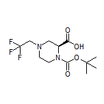 (S)-1-Boc-4-(2,2,2-trifluoroethyl)piperazine-2-carboxylic Acid