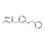 (Z)-4-Amino-1-[3-(benzyloxy)phenyl]pent-3-en-2-one