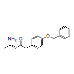 (Z)-4-Amino-1-[4-(benzyloxy)phenyl]pent-3-en-2-one