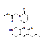 Methyl 2-[5-[3-Isobutyl-2-oxo-5,6,7,8-tetrahydro-1,7-naphthyridin-1(2H)-yl]-2-oxopyridin-1(2H)-yl]acetate