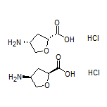 cis-4-Aminotetrahydrofuran-2-carboxylic Acid Hydrochloride