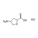 4-Aminotetrahydrofuran-2-carboxylic Acid Hydrochloride