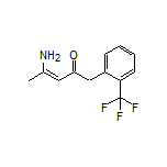 (Z)-4-Amino-1-[2-(trifluoromethyl)phenyl]pent-3-en-2-one