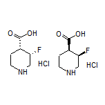 cis-3-Fluoropiperidine-4-carboxylic Acid Hydrochloride