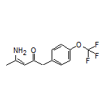 (Z)-4-Amino-1-[4-(trifluoromethoxy)phenyl]pent-3-en-2-one