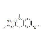 (Z)-4-Amino-1-(2,5-dimethoxyphenyl)pent-3-en-2-one