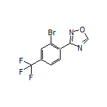 3-[2-Bromo-4-(trifluoromethyl)phenyl]-1,2,4-oxadiazole