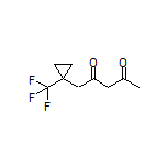 1-[1-(Trifluoromethyl)cyclopropyl]pentane-2,4-dione