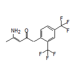 (Z)-4-Amino-1-[2,4-bis(trifluoromethyl)phenyl]pent-3-en-2-one