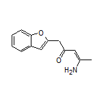 (Z)-4-Amino-1-(benzofuran-2-yl)pent-3-en-2-one