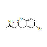 (Z)-4-Amino-1-(2,5-dibromophenyl)pent-3-en-2-one