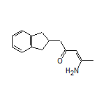 (Z)-4-Amino-1-(2,3-dihydro-1H-inden-2-yl)pent-3-en-2-one