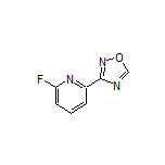 3-(6-Fluoro-2-pyridyl)-1,2,4-oxadiazole