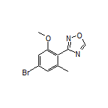 3-(4-Bromo-2-methoxy-6-methylphenyl)-1,2,4-oxadiazole