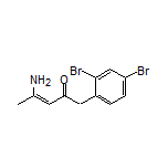 (Z)-4-Amino-1-(2,4-dibromophenyl)pent-3-en-2-one