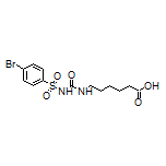 6-[3-[(4-Bromophenyl)sulfonyl]ureido]hexanoic Acid