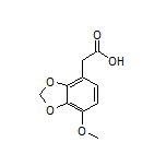 2-(7-Methoxybenzo[d][1,3]dioxol-4-yl)acetic Acid