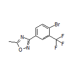 3-[4-Bromo-3-(trifluoromethyl)phenyl]-5-methyl-1,2,4-oxadiazole