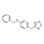 3-[4-(Benzyloxy)benzyl]-1,2,4-oxadiazole