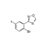 3-(2-Bromo-5-iodophenyl)-1,2,4-oxadiazole