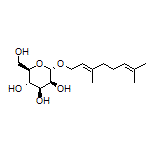 (2S,3S,4S,5S,6R)-2-[[(E)-3,7-Dimethylocta-2,6-dien-1-yl]oxy]-6-(hydroxymethyl)tetrahydro-2H-pyran-3,4,5-triol