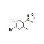 3-(4-Bromo-5-fluoro-2-methylphenyl)-1,2,4-oxadiazole