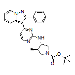 N-[(3S,4R)-1-Boc-4-methylpyrrolidin-3-yl]-4-(2-phenylpyrazolo[1,5-a]pyridin-3-yl)pyrimidin-2-amine