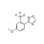 3-[4-Methoxy-2-(trifluoromethyl)phenyl]-1,2,4-oxadiazole