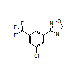 3-[3-Chloro-5-(trifluoromethyl)phenyl]-1,2,4-oxadiazole