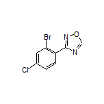 3-(2-Bromo-4-chlorophenyl)-1,2,4-oxadiazole