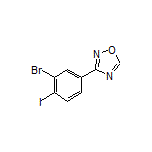 3-(3-Bromo-4-iodophenyl)-1,2,4-oxadiazole