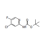 N-Boc-4-chloro-5-fluoropyridin-2-amine